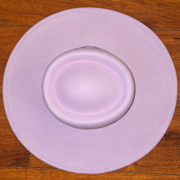 LILAC bolero rancher big brim Fedora hat - Picture 8 of 8
